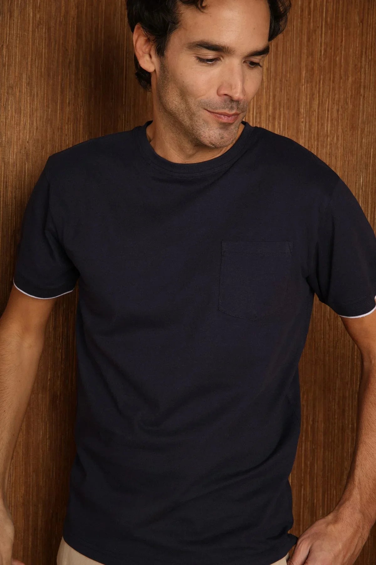 T-shirt with pocket NAVY
