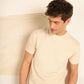 T-shirt poche BEIGE LIGHT HEATHER