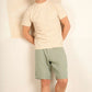 T-shirt poche BEIGE LIGHT HEATHER
